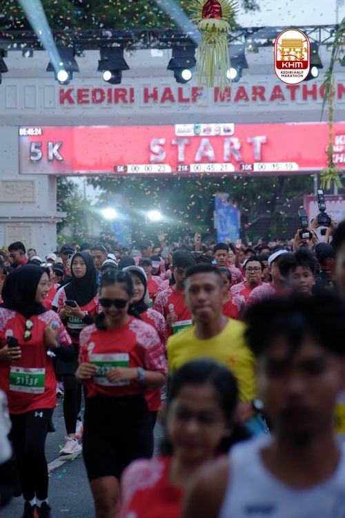 Race photo from Kediri Half Marathon 2025