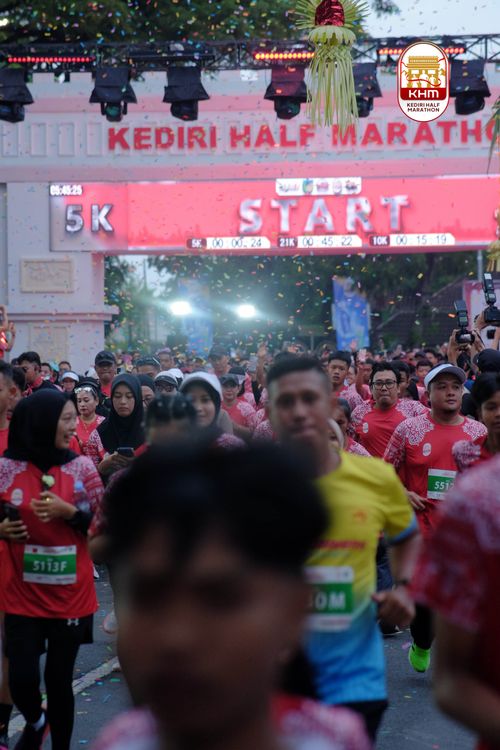 Race photo from Kediri Half Marathon 2025