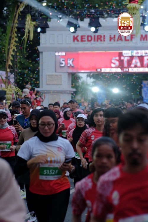 Race photo from Kediri Half Marathon 2025