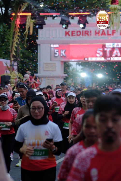 Race photo from Kediri Half Marathon 2025