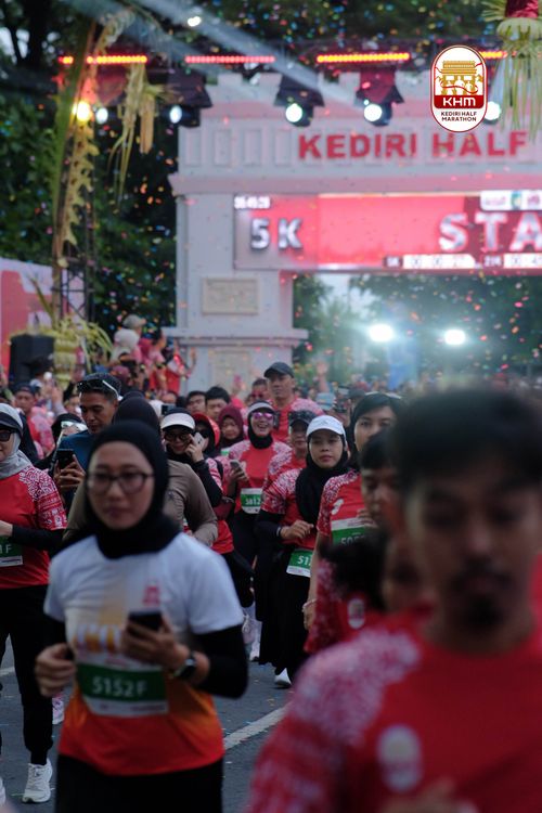 Race photo from Kediri Half Marathon 2025