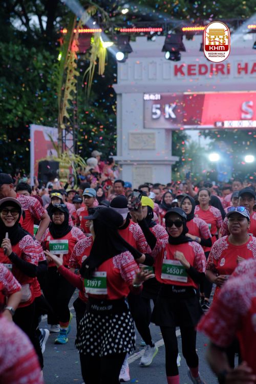 Race photo from Kediri Half Marathon 2025