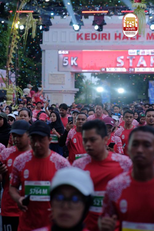 Race photo from Kediri Half Marathon 2025