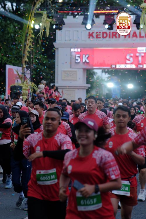 Race photo from Kediri Half Marathon 2025
