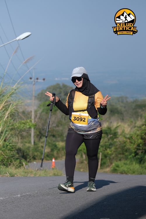 Race photo from Kelud Vertical Challenge 2024