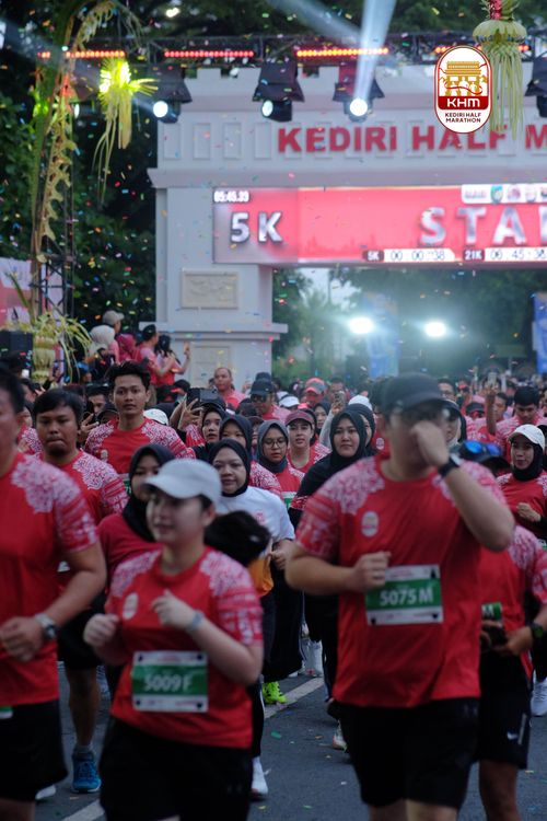 Race photo from Kediri Half Marathon 2025