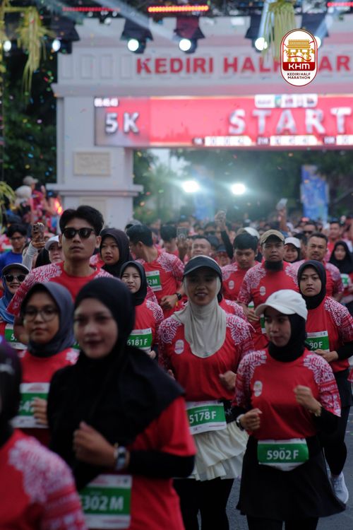 Race photo from Kediri Half Marathon 2025