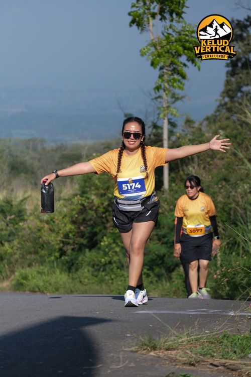 Race photo from Kelud Vertical Challenge 2024