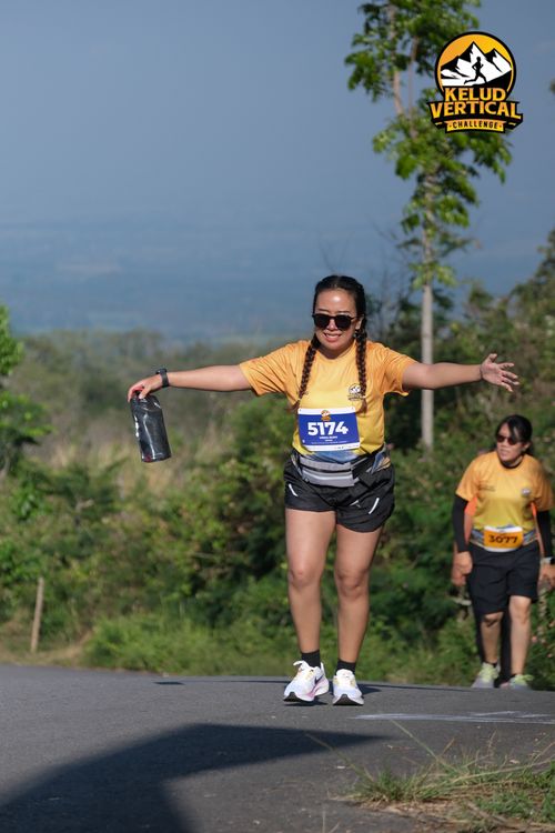 Race photo from Kelud Vertical Challenge 2024