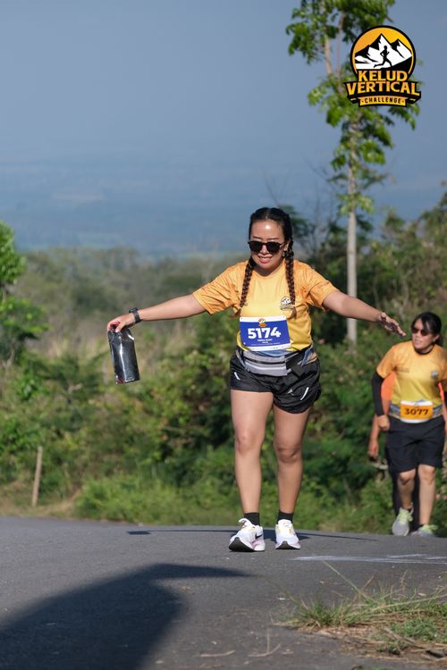 Race photo from Kelud Vertical Challenge 2024