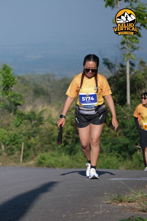 Race photo from Kelud Vertical Challenge 2024