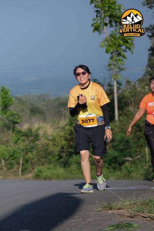 Race photo from Kelud Vertical Challenge 2024