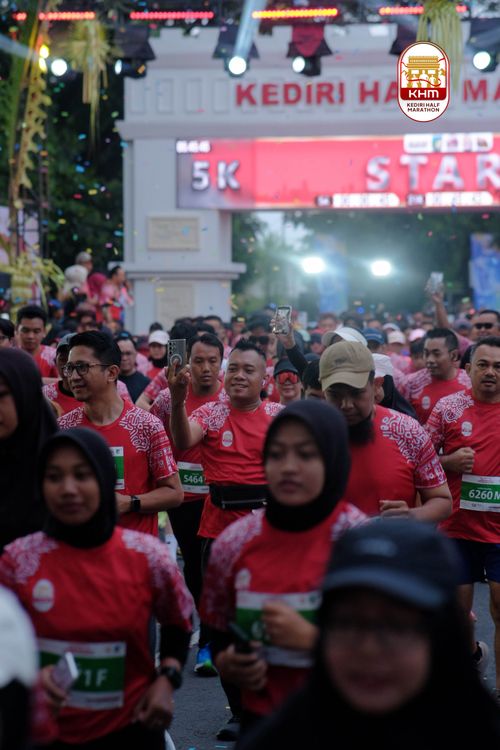 Race photo from Kediri Half Marathon 2025