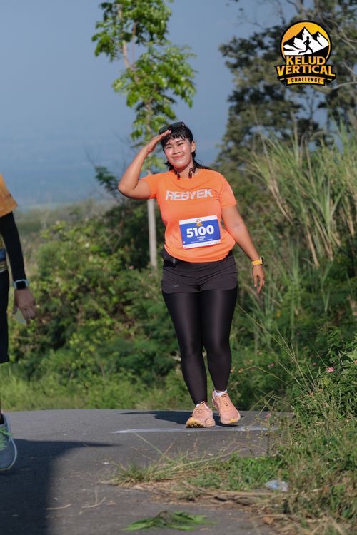 Race photo from Kelud Vertical Challenge 2024
