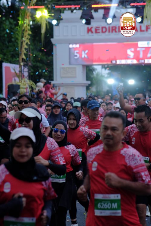 Race photo from Kediri Half Marathon 2025
