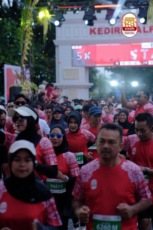 Race photo from Kediri Half Marathon 2025