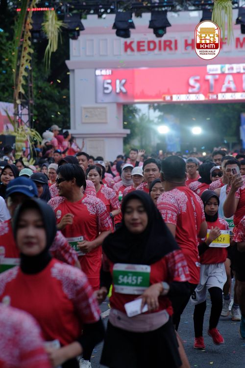 Race photo from Kediri Half Marathon 2025