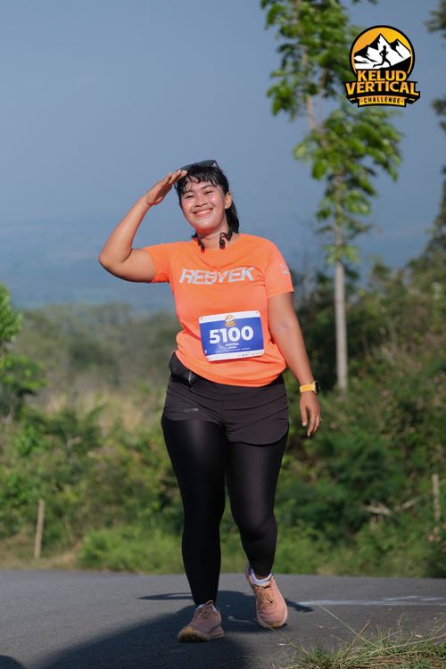 Race photo from Kelud Vertical Challenge 2024