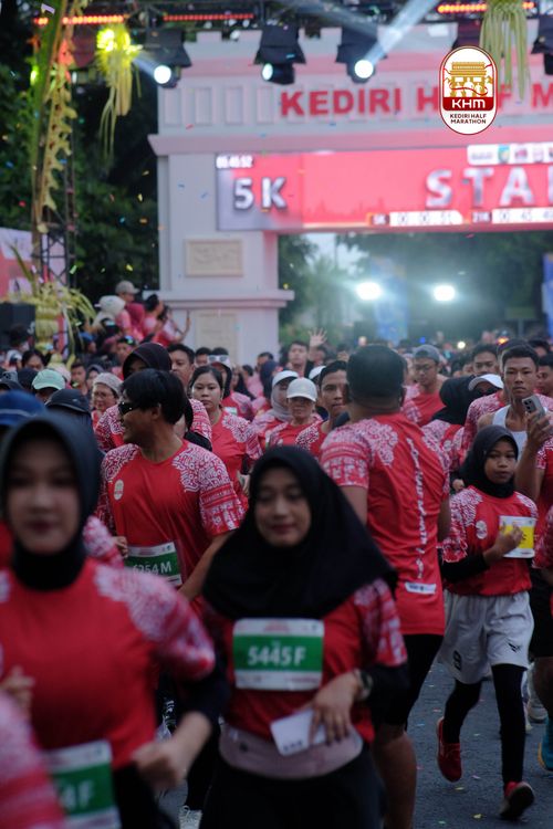 Race photo from Kediri Half Marathon 2025
