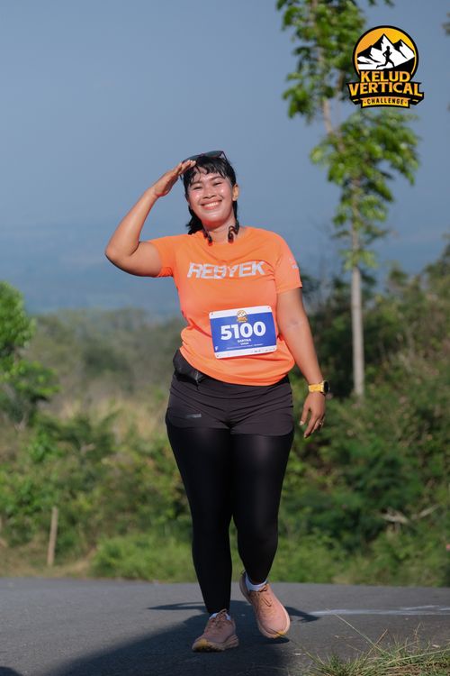 Race photo from Kelud Vertical Challenge 2024