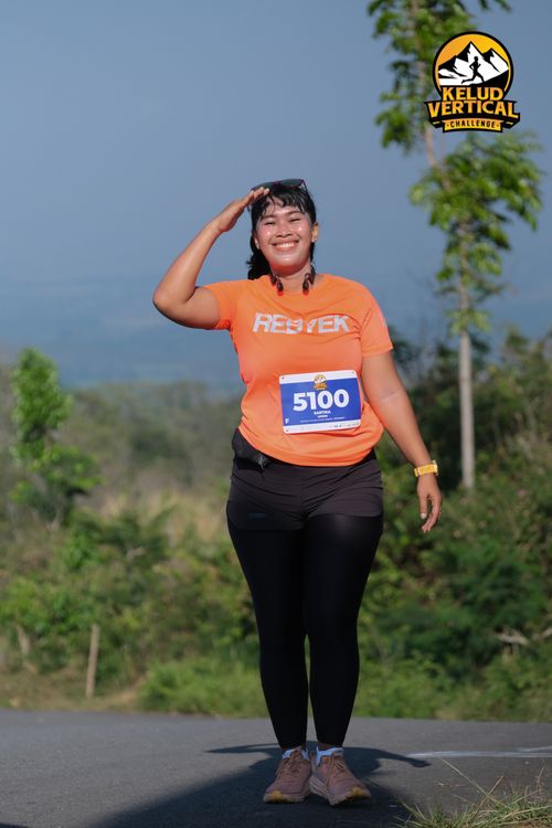 Race photo from Kelud Vertical Challenge 2024