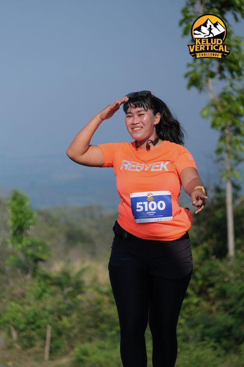 Race photo from Kelud Vertical Challenge 2024