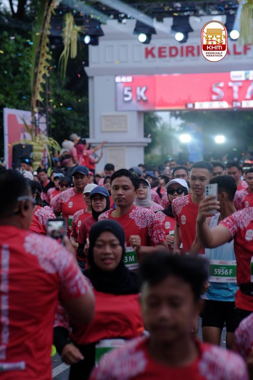 Race photo from Kediri Half Marathon 2025