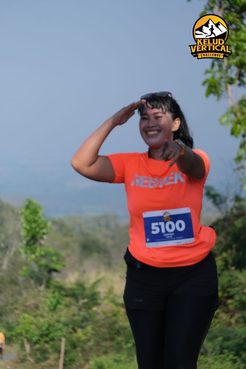 Race photo from Kelud Vertical Challenge 2024