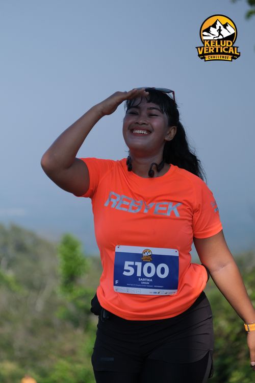 Race photo from Kelud Vertical Challenge 2024