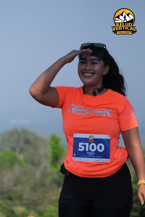 Race photo from Kelud Vertical Challenge 2024
