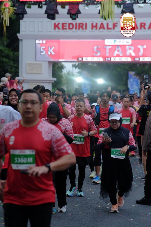 Race photo from Kediri Half Marathon 2025