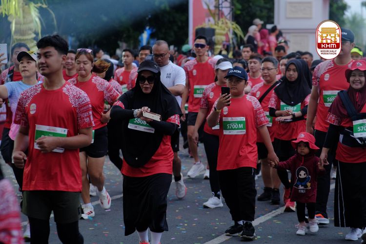 Race photo from Kediri Half Marathon 2025