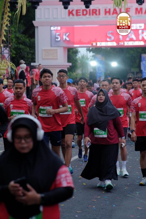 Race photo from Kediri Half Marathon 2025