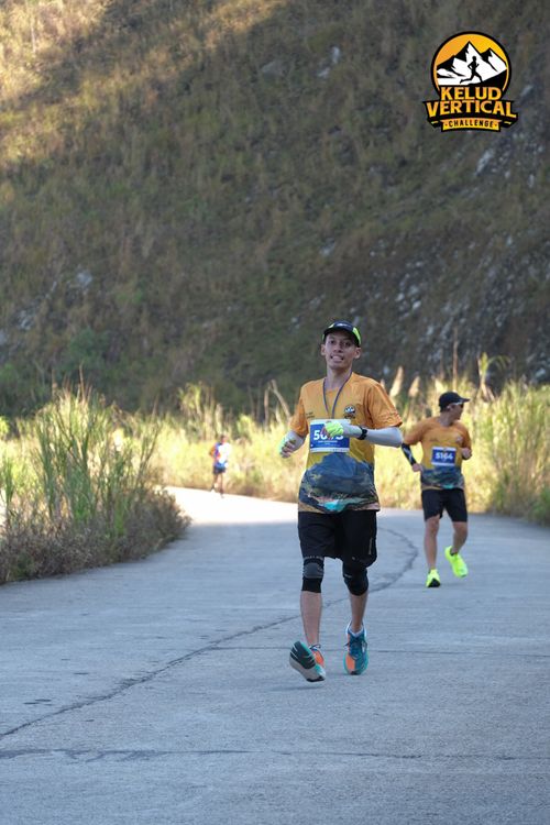 Race photo from Kelud Vertical Challenge 2024