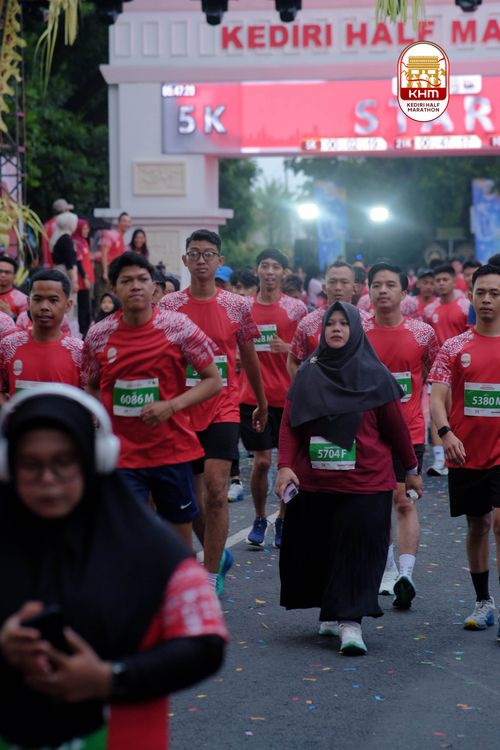 Race photo from Kediri Half Marathon 2025