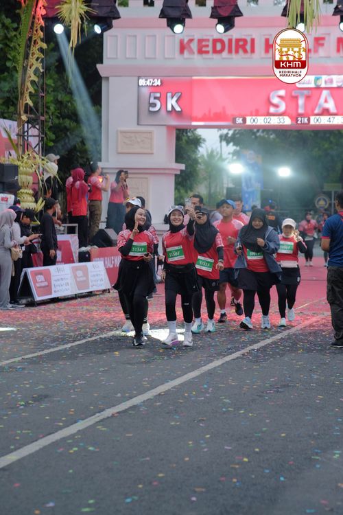 Race photo from Kediri Half Marathon 2025