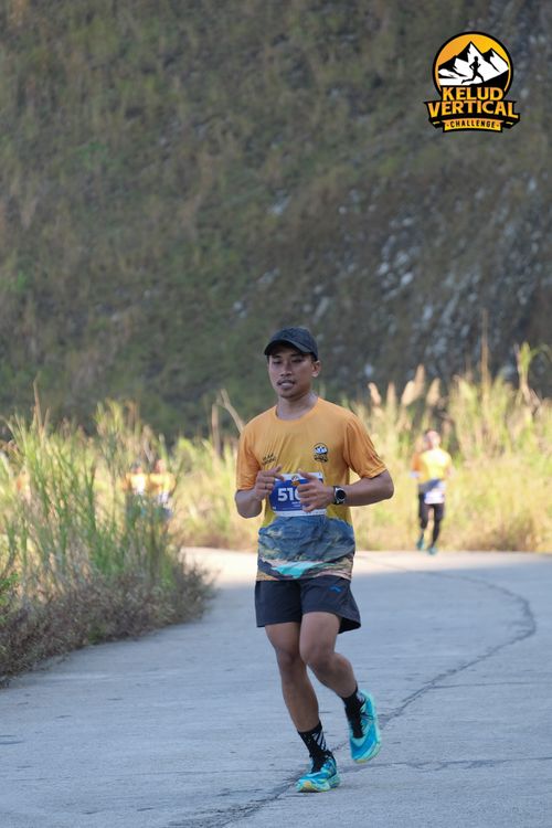 Race photo from Kelud Vertical Challenge 2024