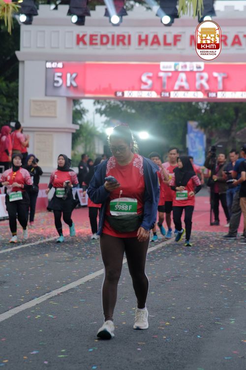 Race photo from Kediri Half Marathon 2025