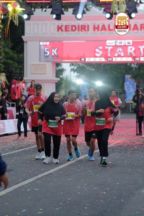 Race photo from Kediri Half Marathon 2025