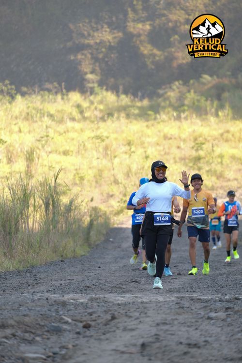 Race photo from Kelud Vertical Challenge 2024