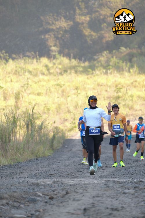 Race photo from Kelud Vertical Challenge 2024