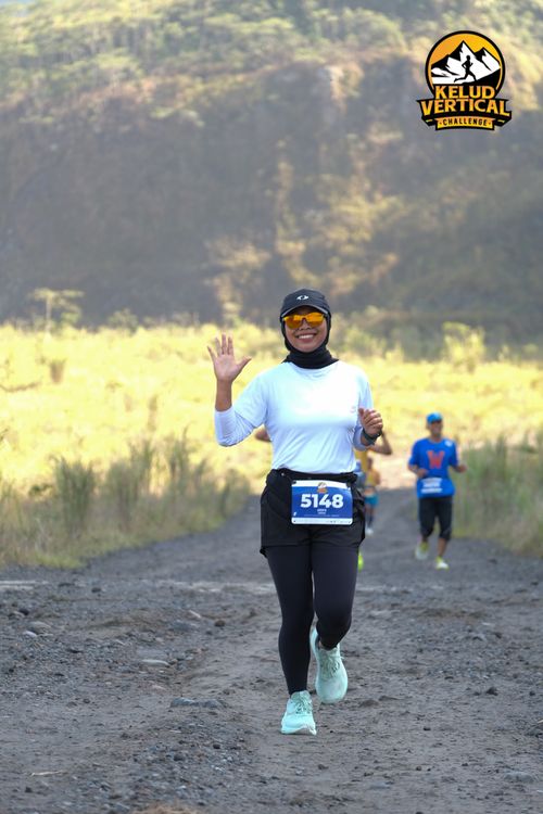 Race photo from Kelud Vertical Challenge 2024
