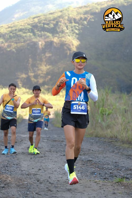 Race photo from Kelud Vertical Challenge 2024