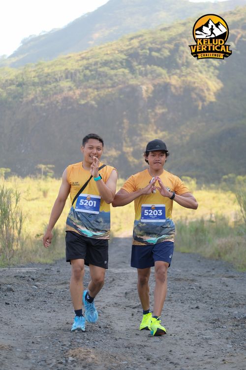 Race photo from Kelud Vertical Challenge 2024