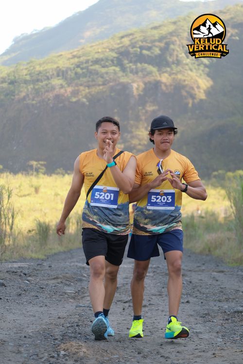 Race photo from Kelud Vertical Challenge 2024