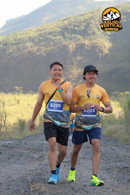 Race photo from Kelud Vertical Challenge 2024