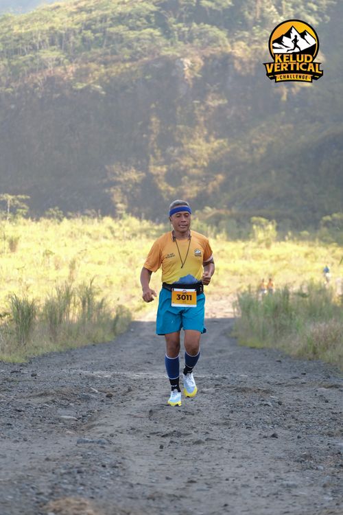Race photo from Kelud Vertical Challenge 2024