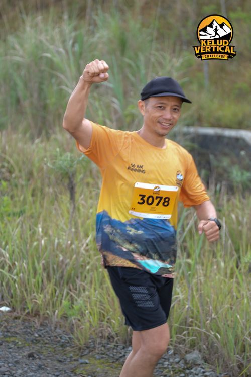 Race photo from Kelud Vertical Challenge 2024