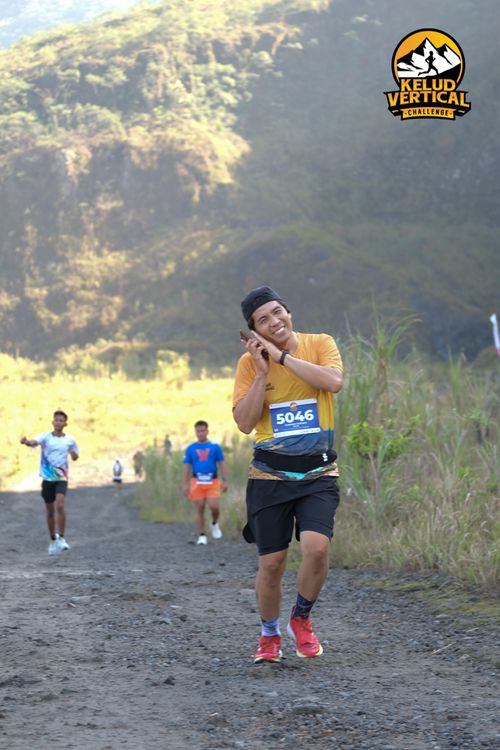 Race photo from Kelud Vertical Challenge 2024