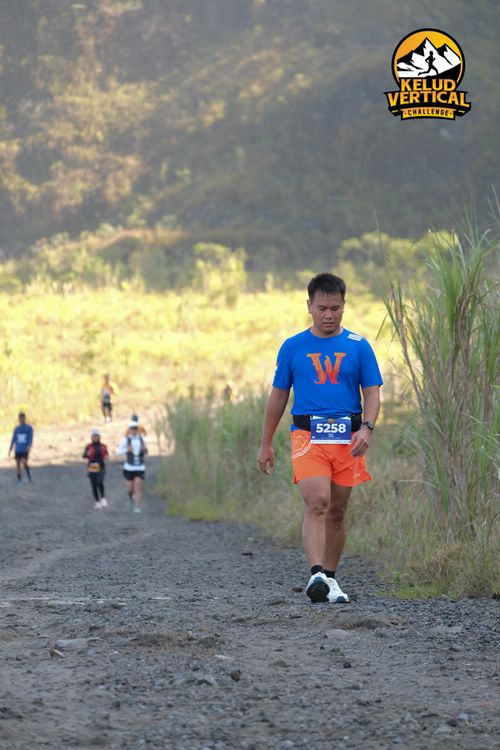 Race photo from Kelud Vertical Challenge 2024